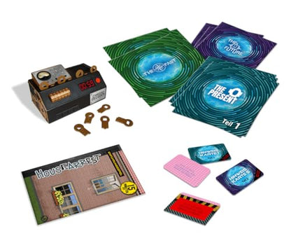 noris Escape Room Time Travel Familienspiel mit Chrono Decoder 3 Fälle Gesellschaftsspiel für Erwachsene & Kinder ab 10 Jahren